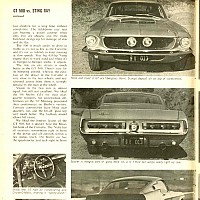 1967 427/435 vs. Shelby GT500; Motor Trend, April 1967 by Administrator
