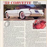 Corvette Retrospective; Motor Trend, March 1993 by Administrator