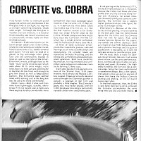 1964 Corvette vs. AC Cobra PART 2; Car Life August 1964 by Administrator