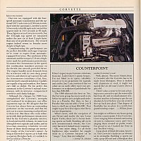 1988 Corvette; Car and Driver, Maj 1988
