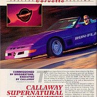 Side 1, Callaway Supernatural Convertible  Motor Trend, March 1993