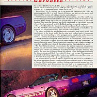 Side 2, Callaway Supernatural Convertible  Motor Trend, March 1993