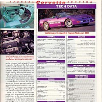 Side 3, Callaway Supernatural Convertible  Motor Trend, March 1993