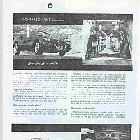 959 Corvette vs. Porsche; Motor Trend, April 1959 by david